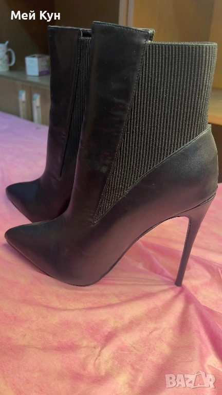 Дамски боти на висок ток, снимка 1