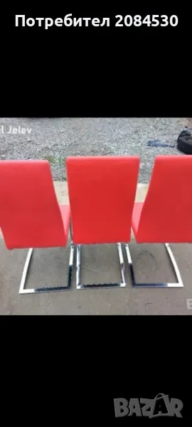 Червени трапезни столове -Австрия , снимка 1