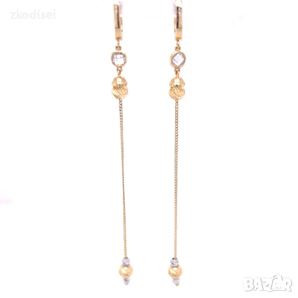 Златни обеци 3,89гр.14кр. проба:585 модел:4235-4, снимка 1