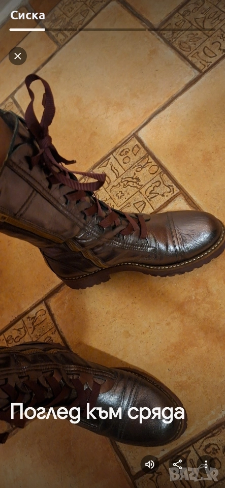 оригинални ботуши.Истинска кожа, снимка 1