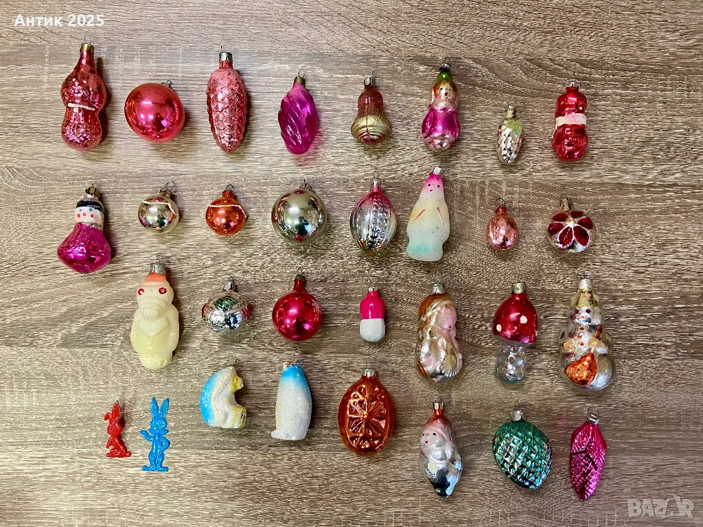 Винтидж съветски коледни играчки за елха, снимка 1