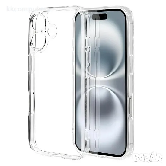 iPhone 16 (6.1) Силиконов кейс MBX 2mm и Протектор, снимка 1