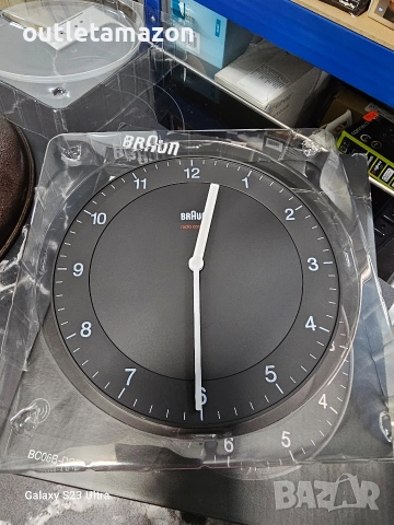 Луксозен стенен часовник Braun с радио контрол BC06B-DCF , снимка 4 - Други стоки за дома - 52838996