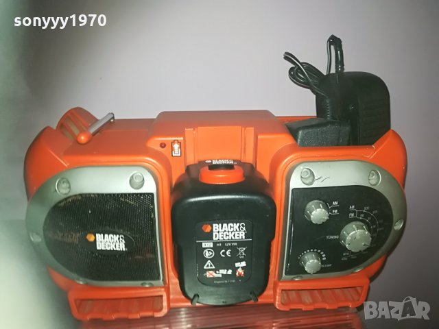 black & decker radio+battery+charger 2805212048, снимка 4 - Други инструменти - 33031672
