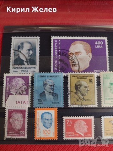 Пощенски марки серия Известни личности ПРЕЗИДЕНТИ Ататюрк поща Турция за колекция - 20883, снимка 2 - Филателия - 36681798