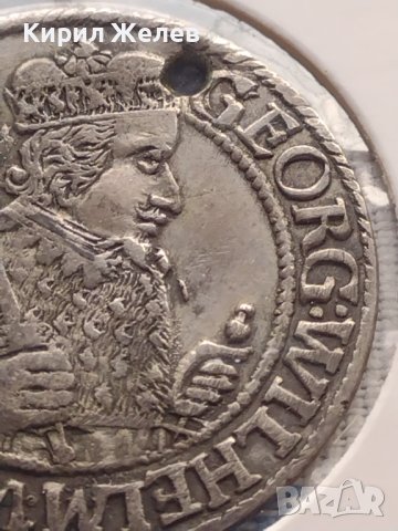 Сребърна монета Орт 1622г. Георг Вилхелм Кьониксберг Източна Прусия 13653, снимка 6 - Нумизматика и бонистика - 43000576