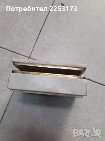 Мраморна кутийка,,Мин.сувенир,,със забележки, снимка 2 - Декорация за дома - 43487458