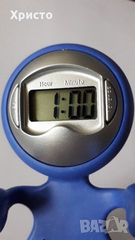 часовник човече, синьо и оранжево, държач на химикалка за маса електронен , снимка 8 - Други - 17095759