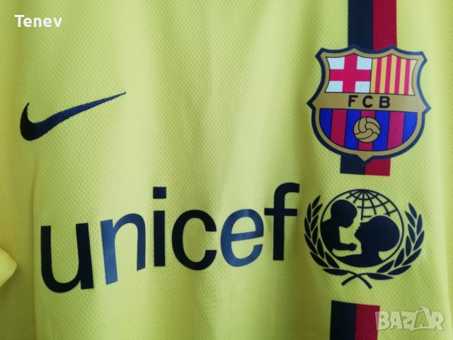 Barcelona Nike оригинална тениска фланелка размер М Барселона 2008/2009 Away , снимка 3 - Тениски - 43370436