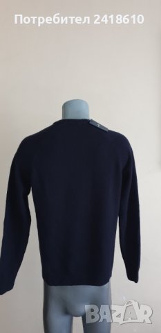 Hackett Badge Crew Merino Sweater Mens Size S НОВО! ОРИГИНАЛ! Мъжки Вълнен пуловер!, снимка 4 - Пуловери - 42949425