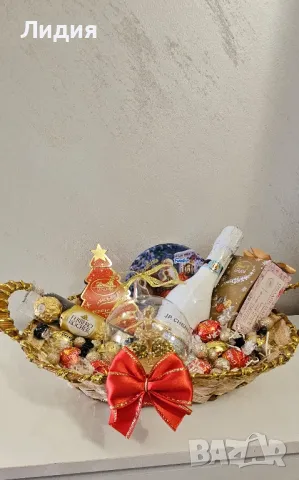 Коледни кошници и кутии, снимка 2 - Декорация за дома - 48076972
