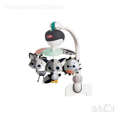 Музикална въртележка за легло или количка Tiny Love 3в1