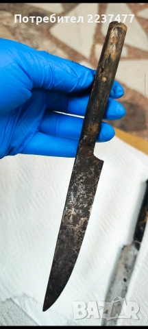 много стар овчарски нож , снимка 6 - Ножове - 53595331