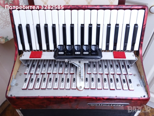 Акордеон Велтмайстер Стела 60 баса, снимка 16 - Акордеони - 51911397