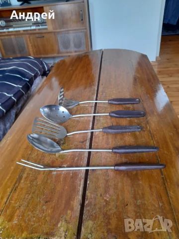 Стар комплект кухненски инструменти,прибори #8