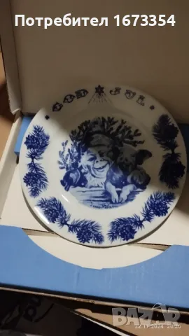 Колекционерски чиний - коледна, снимка 7 - Други ценни предмети - 48071445