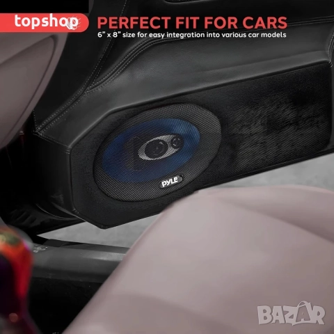 Нови 2 бройки Pyle PL6984BL 6 x 9-инчови 400-ватови 4-лентови високоговорители ..., снимка 6 - Аксесоари и консумативи - 51637812