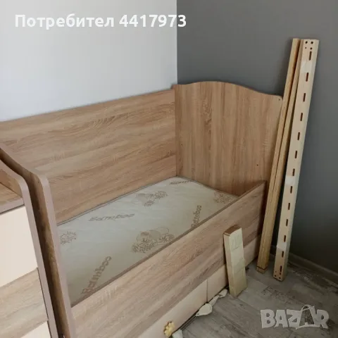 Детска дървена кошара + матрак, снимка 10 - Кошарки - 49534864