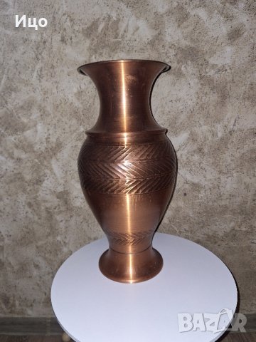 Медна анфора ваза, снимка 3 - Вази - 44103027
