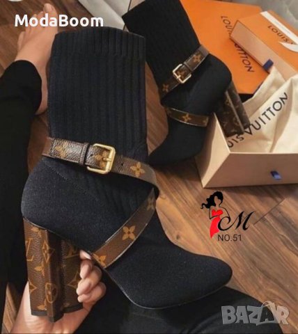 💥Louis Vuitton Уникални дамски боти💥 , снимка 3 - Дамски боти - 43687745