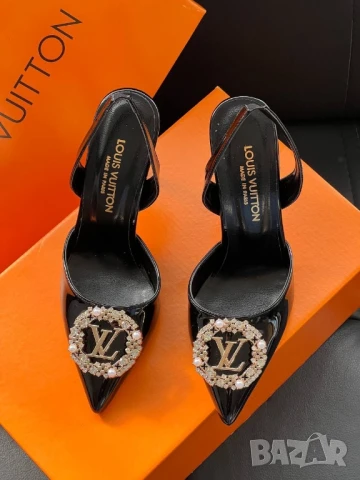 обувки на ток louis vuitton , снимка 3 - Дамски обувки на ток - 50595478