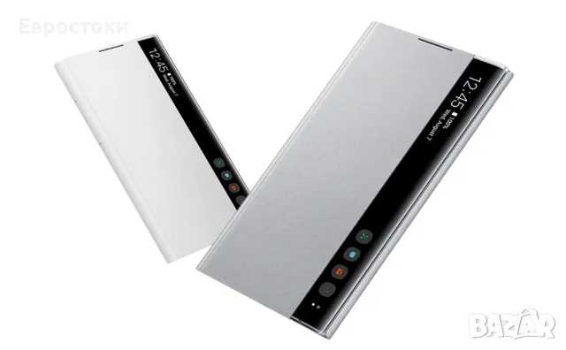 Оригинален калъф Samsung Galaxy Note 10, Galaxy Note 10 5G Clear View Cover – сребрист