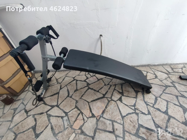 Лежанка за коремни преси + ластици + 2 гири, снимка 4 - Фитнес уреди - 52159313