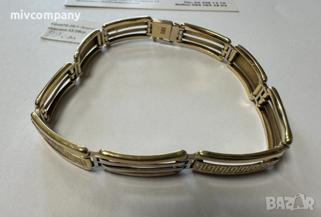 Златна гривна 13.26гр.22см.