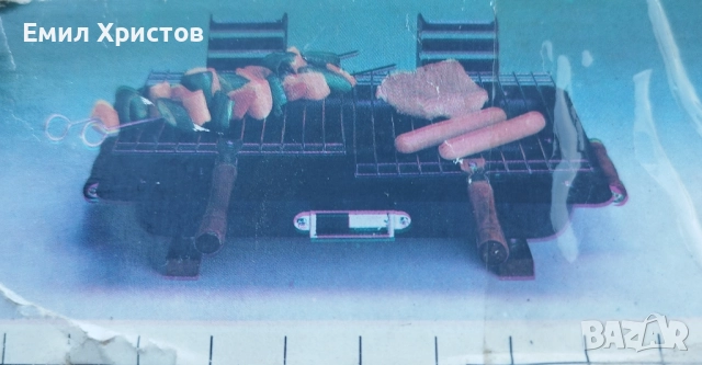 Преносима скара хибачи, изработена изцяло от стомана. , снимка 2 - Барбекюта - 51618974