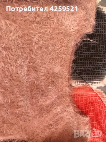 Пухена къса блуза, снимка 3 - Блузи с дълъг ръкав и пуловери - 50151291