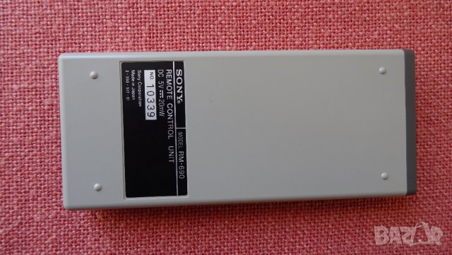 SONY remote control unit RM-690,  Дистанционно, ново, снимка 2 - Аудиосистеми - 28760681