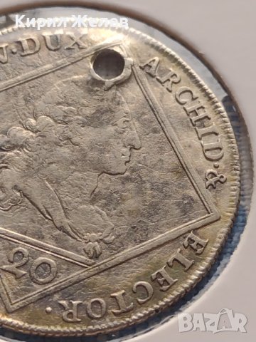 Сребърна монета 20 кройцера 1770г. Йозеф Махсимилиян Бавария 26041, снимка 5 - Нумизматика и бонистика - 42999503