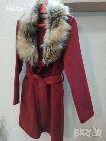 Дамско палто с голяма яка, снимка 5 - Палта, манта - 43974650