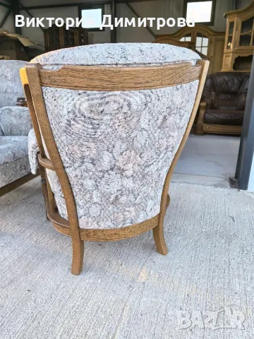 Комплект: 3 кресла + малък диван, снимка 9 - Дивани и мека мебел - 50138866