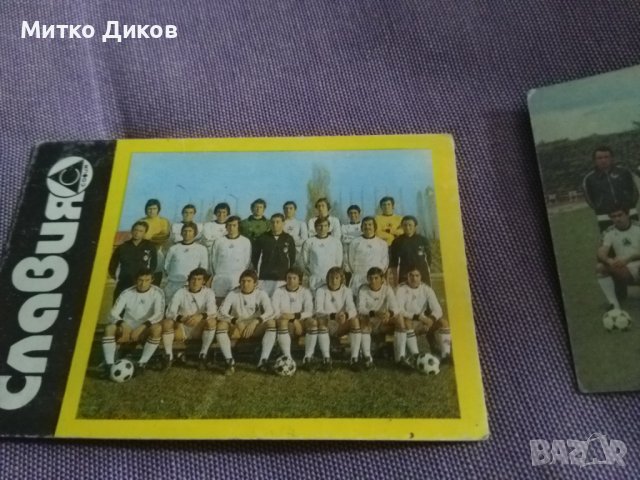 Календарчета на Славия футболни-1978-1981, снимка 2 - Футбол - 38290464