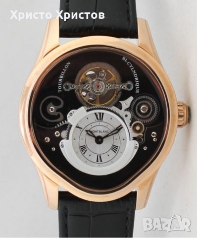 Мъжки луксозен часовник Montblanc Tourbillon, снимка 1 - Мъжки - 32817332