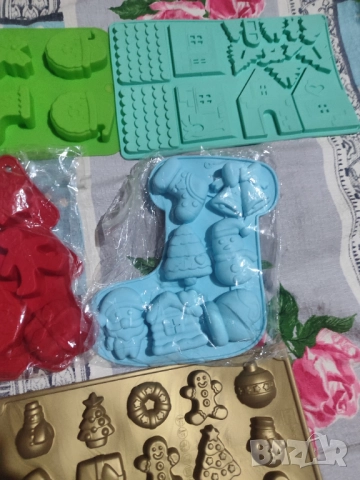 Коледни молдове за гипсови отливки различни видове , снимка 9 - Форми - 52649075