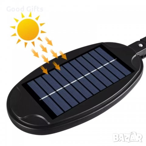 Соларна сензорна лампа с дистанционно управление, IP65, снимка 5 - Соларни лампи - 38119342