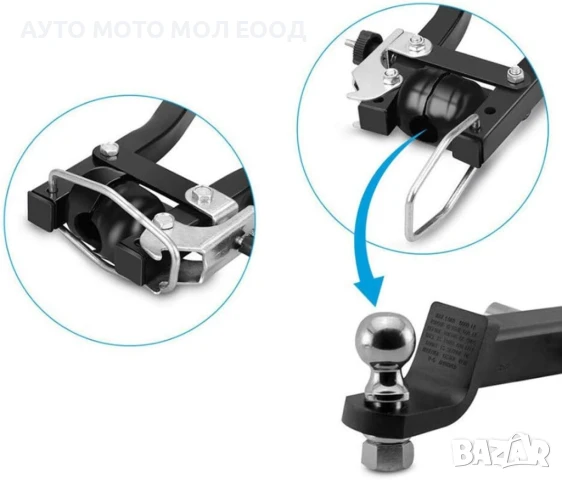 Вело стойка за багажник на автомобил с теглич - 2 велосипеда., снимка 7 - Аксесоари за велосипеди - 50609237