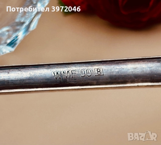 Антикварна кристална купа /1920-35 / , снимка 11 - Антикварни и старинни предмети - 51946253