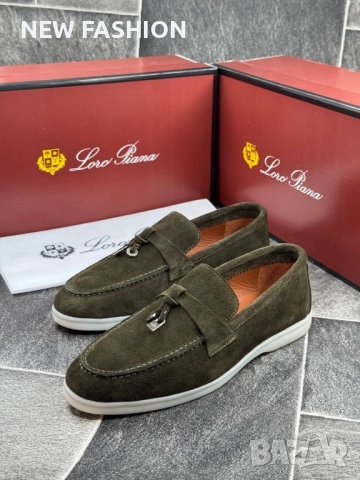 Мъжки Обувки -Естествена Кожа ✨LORO PIANA , снимка 14 - Ежедневни обувки - 51473586