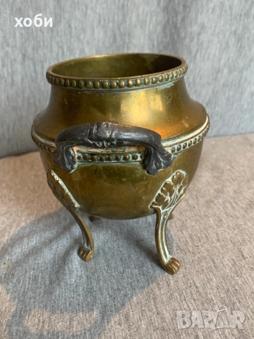 стар месингов съд , снимка 2 - Антикварни и старинни предмети - 52976381