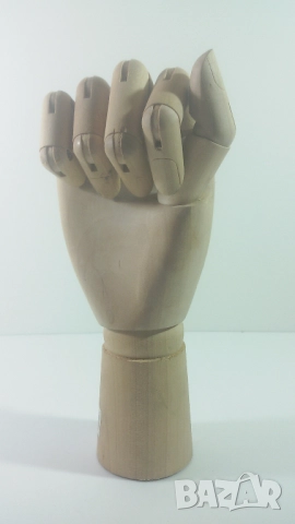 Дървена ръка със стави, артикулирана, снимка 5 - Декорация за дома - 52952315
