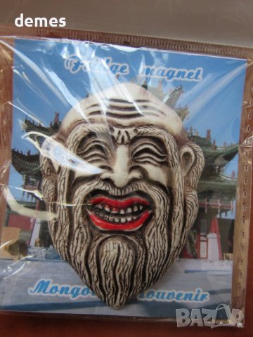 Автентичен 3D магнит Будистки символи, Монголия, снимка 2 - Колекции - 43251218