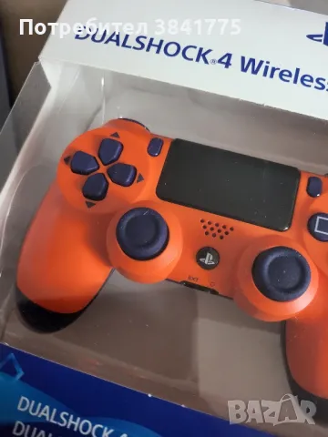 Нов, оригинален Dualshock 4 Sunset Orange , снимка 7 - Аксесоари - 49636010