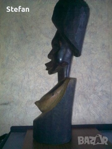 Дървена статуетка - 1, снимка 7 - Антикварни и старинни предмети - 9666375