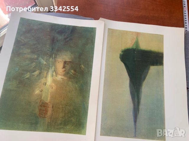 32 КАРТИНИ РЕПРОДУКЦИИ КАРТОН НА МИКАЛОЮС ЧУРЛЬОНИС, снимка 3 - Картини - 50601185