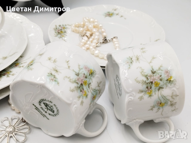 ROSENTHAL , порцеланов троен сет за кафе , снимка 2 - Сервизи - 51437784