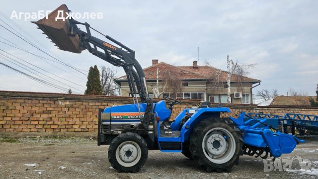 Iseki TG253F GEAS с челен товарач и фреза, 4х4, 25 кс., АграБГ Джолев, снимка 2 - Селскостопанска техника - 43851581