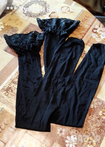 🌼🍀🌼 Уникално секси бельо -боди тип прашка, дантелен топ, чорапи с дантела и силиконова лента, снимка 8 - Корсети, бюстиета, топове - 33194303